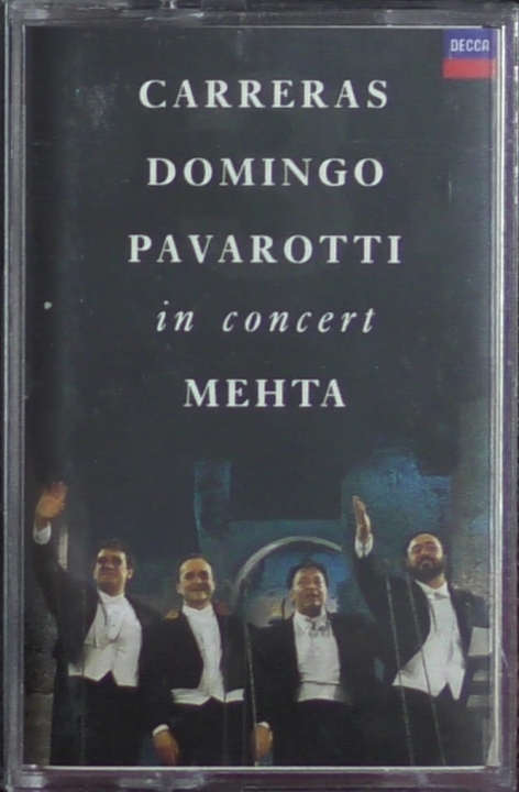 Carreras, Domingo, Pavarotti, Mehta ‎– In Concert Decca ‎– 430 433-4 Cassette, Album