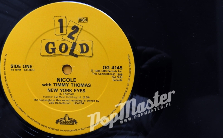 Nicole With Timmy Thomas New York Eyes OG 4145 Vinyl Funk Soul Płyta www.popmaster.pl