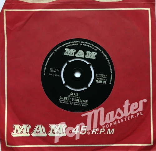 Gilbert O'Sullivan Clair MAM.84,Records,shop,in,poland,popmaster,pl,popmaster,records,shop