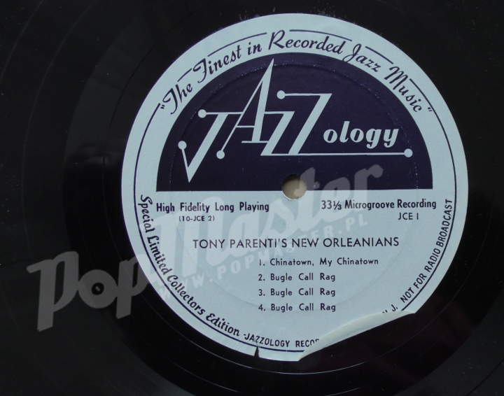 Tony Parenti's New Orleanians Special Limited Collector's Edition 10" JCE 1 Jazz Winyle www.popmaster.pl