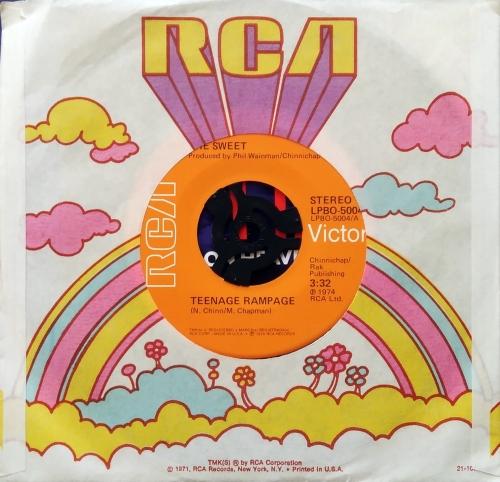 The Sweet ‎– Teenage Rampage RCA Victor ‎– LPBO-5004 Export USA pressing