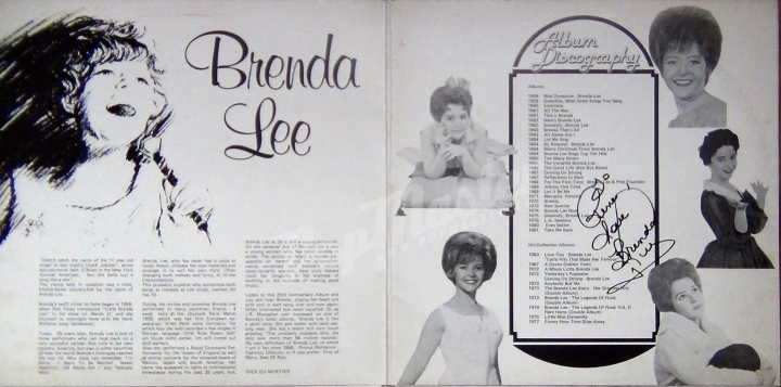 Brenda Lee Album z Autografem Brendy 25th Anniversary   MCLD 609