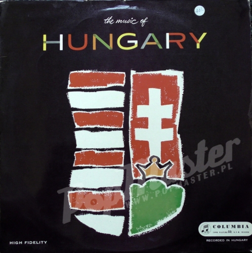 The Music Of Hungary 33 SX 1125 Folk Płyty Winylowe