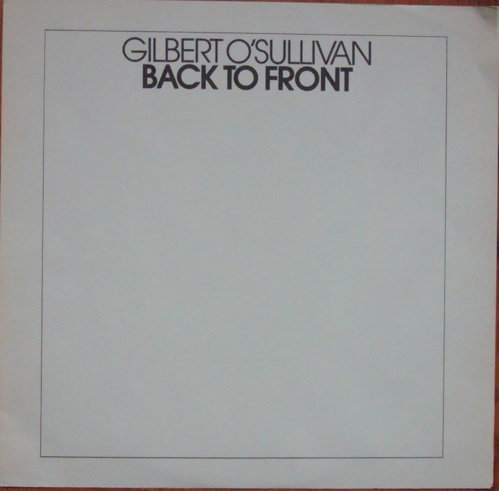 Gilbert O'Sullivan ‎– Back To Front MAM-SS 502 + Insert Pop Płyty Winylowe