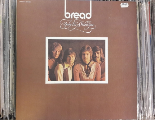 Disco de vinilo, вінілавыя пласцінкі, 黑胶唱片, Виниловые пластинки,Bread,Baby,I,m,A,Want,You,Elektra,K,42100,Vinyl,LP,Album