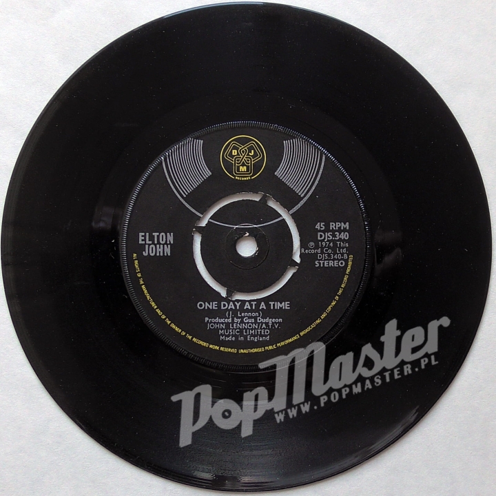 Elton John Featuring Dr. Winston O'Boogie And His Reggae Guitars Lucy In The Sky With Diamonds DJS 340 A1 / B1 Winyl Rock 