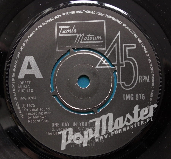 Michael Jackson ‎– One Day In Your Life TMG 976 Records Store In Poland Popmaser Records Shop