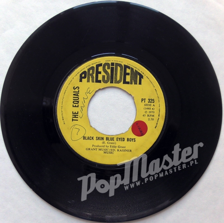 The Equales Black Skin Blue Eyed Boys / Ain't Got Nothing To Give PT 325 A1 / B1 Funk Soul Winyl 7"