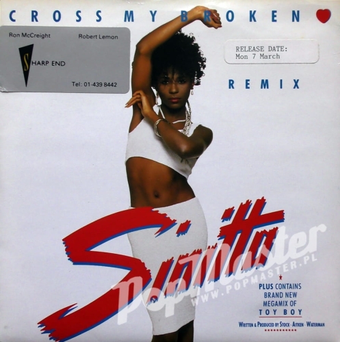 Sinitta Cross My Broken Heart Remix FAN 15 Promo Copy Records Store In Poland