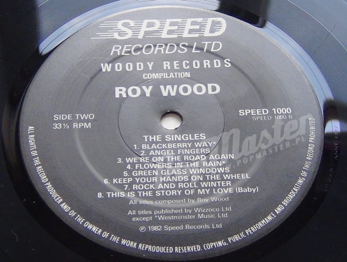 Roy Wood The Singles SPEED 1000 Wizzar, ELO, The Move