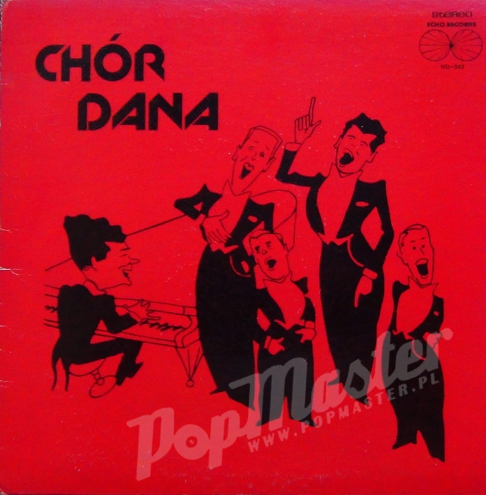Chór Dana With Dana Combo Mieczysław Fogg Echo Records WD-502 STEREO 1976