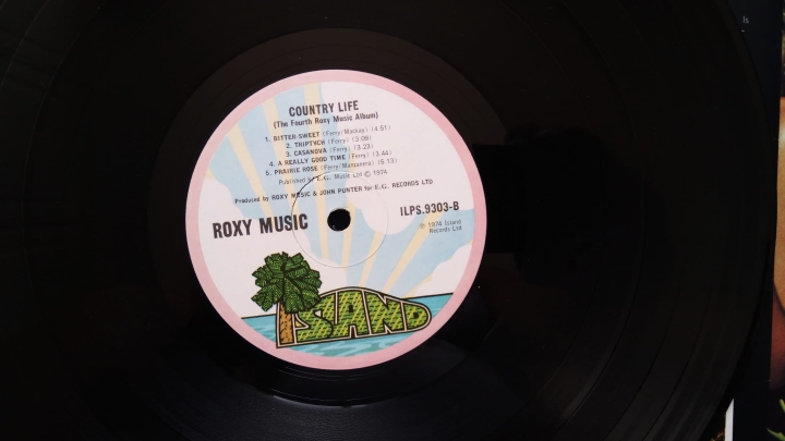 Roxy Music ‎– Country Life Island Records ‎– ILPS 9303