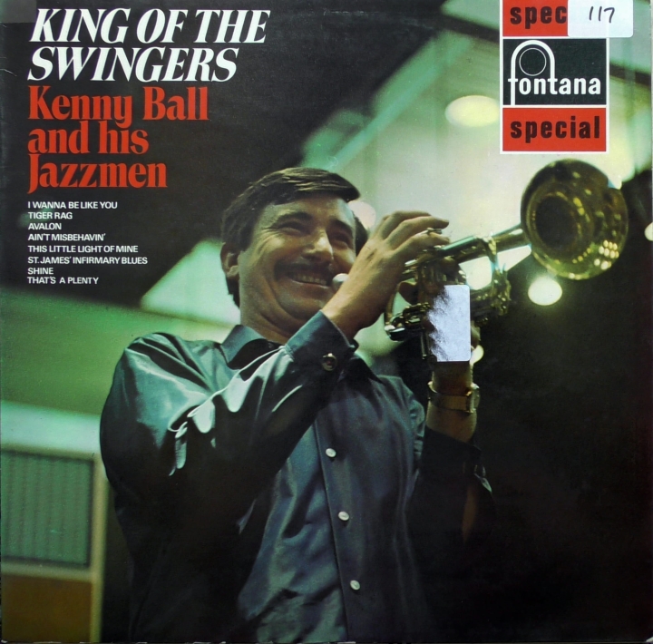 Kenny Ball And His Jazzmen ‎– King Of The Swingers  Fontana ‎– SFL 13169