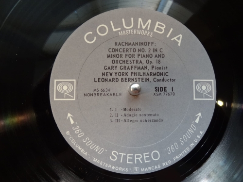 Płyty Winylowe, Gary Graffman Leonard Berenstein