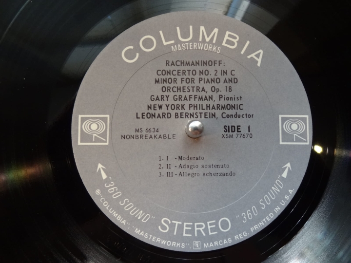 Płyty Winylowe, Gary Graffman Leonard Berenstein