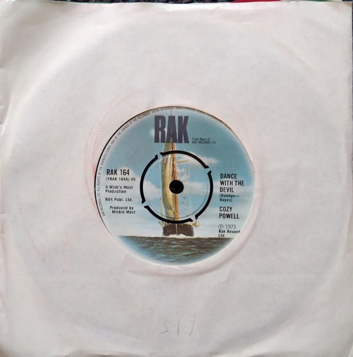 Cozy Powell ‎– Dance With The Devil RAK ‎– RAK 164
