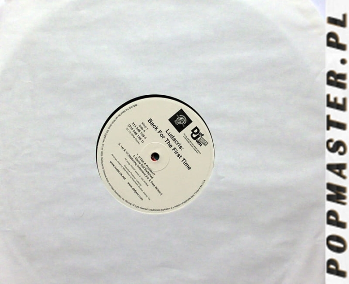 Ludacris,Back,For,The,First,Time,Def,Jam,South,14,548,138-1,Vinyl,LP,Album