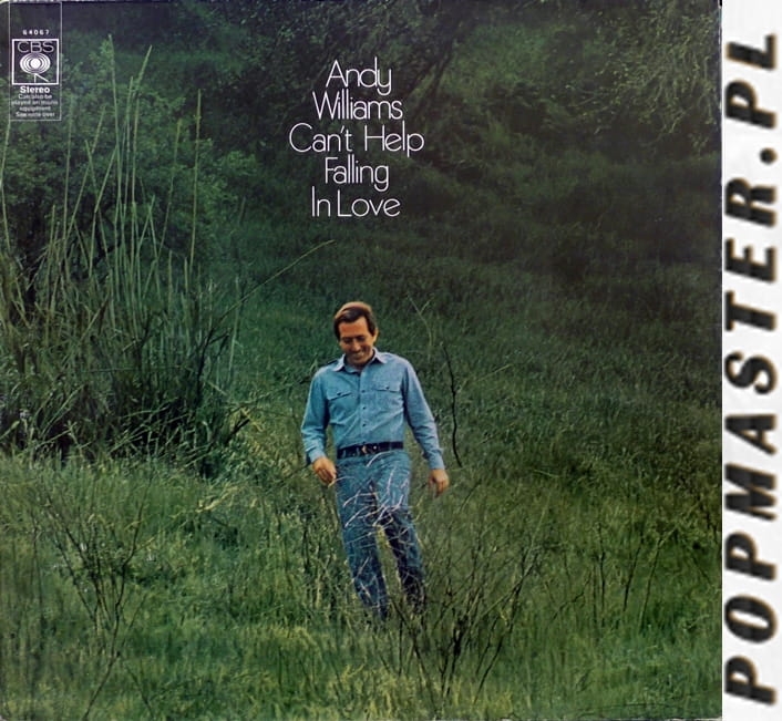 Andy Williams Can't Help Falling In Love CBS ‎– S 64067 Vinyl, LP, Album, Gatefold Sleeve