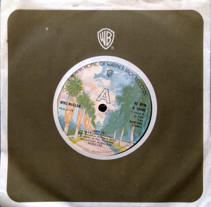 Mike McGear ‎– Leave It Warner Bros. Records ‎– K 16446