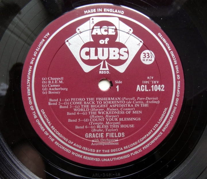 Płyty Winylowe, Grace Fields