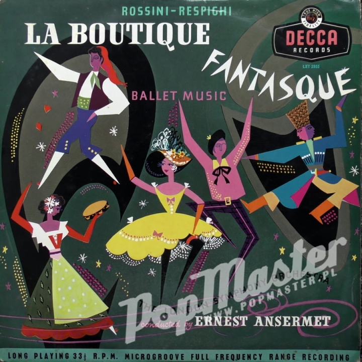 Ernest Ansermet Conducting The London Symphony Orchestra Rossini Respighi La Boutique Fantasque LXT 2555