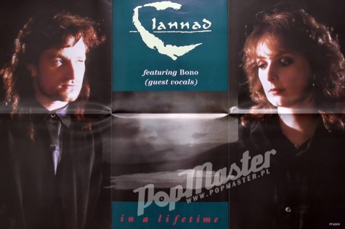 Clannad In A Life Time Featuring Bono PT 42874 + Plakat 12" Maxi Single Folk Pop Winyl