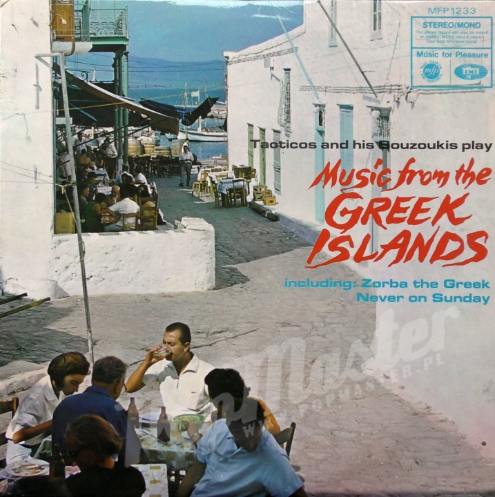 Tacticos And His Bouzoukis Play Music From Greek Islands MFP 1233 Winyle Folk