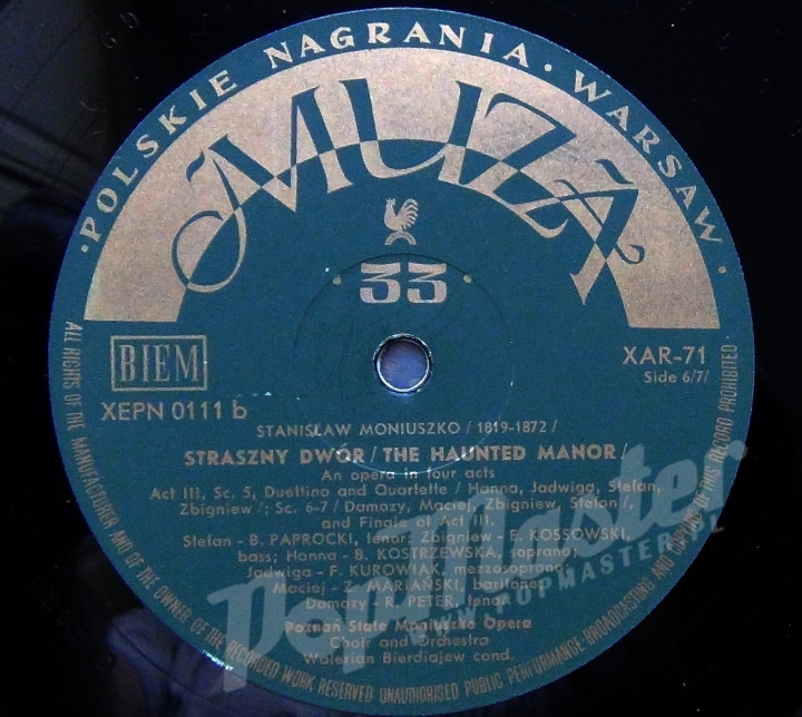 Stanisław Moniuszko Straszny Dwór The Haunted Manor XEPN 0109/12 Walerian Bierdiajew 4 LP Set Box http://popmaster.pl/