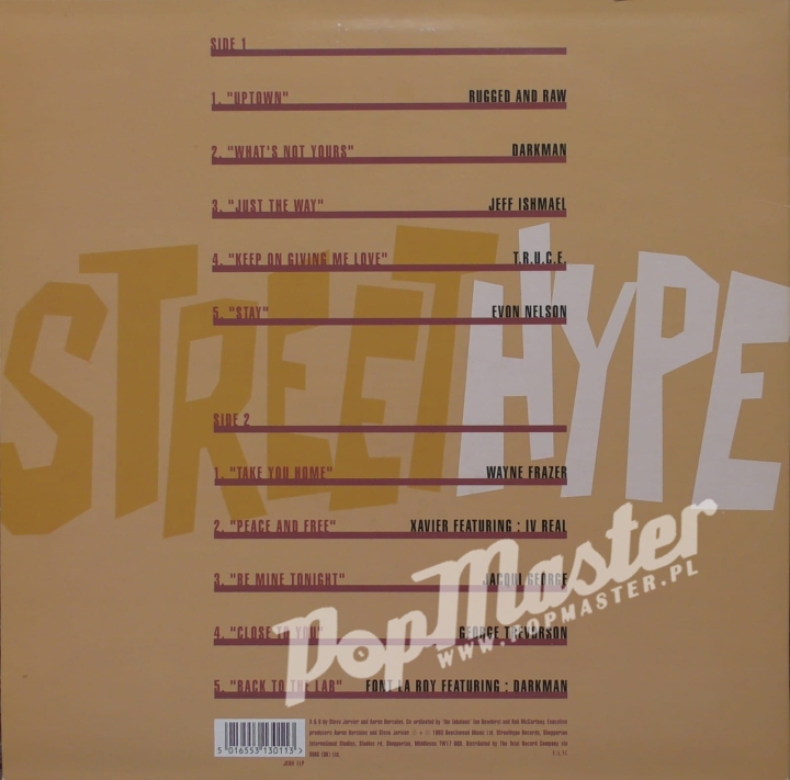 Just The Way A Collection Of Ten New Artists From The Streets Of Urban UK JERV 1LP  winyle hip hop www.popmaster.pl