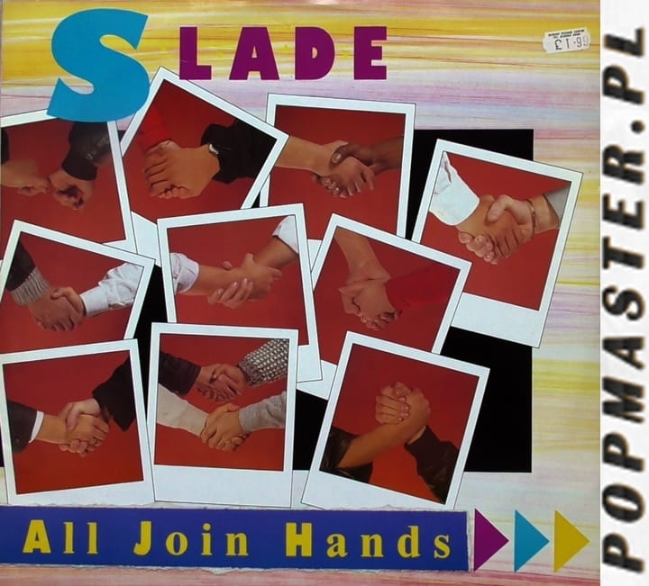 Disco de vinilo, вінілавыя пласцінкі, 黑胶唱片, Виниловые пластинки,Slade ‎– All Join Hands RCA ‎– RCAT455 Płyta Winylowa Vinyl, 12", 45 RPM