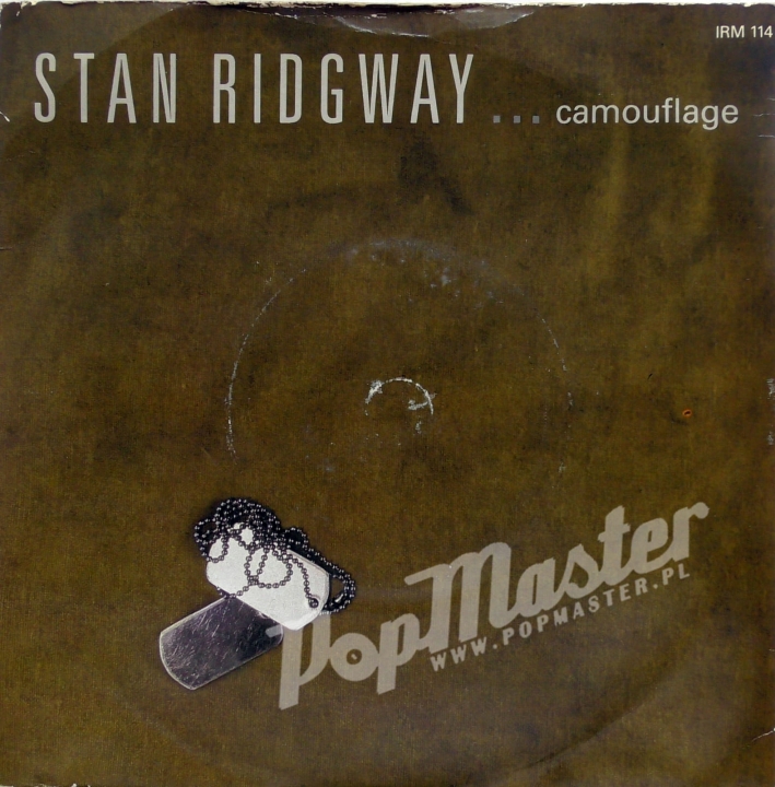 Stan Ridgway Camouflage IRM 114 Bronze Injection Labels Pop Winyle