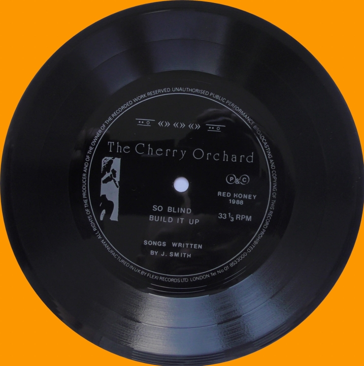 The Cherry Orchard ‎– So Blind Red Honey Flexi-disc, 7", Single Sided