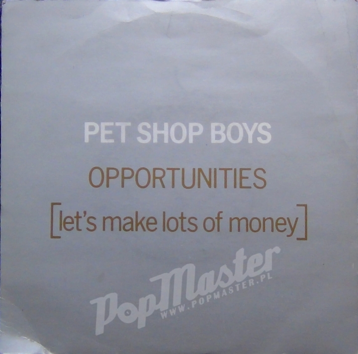Pet Shop Boys Opportunities R6129 7'' Single synth-pop winyl http://popmaster.pl/