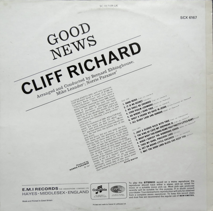 Płyty Winylowe, Cliff Richard