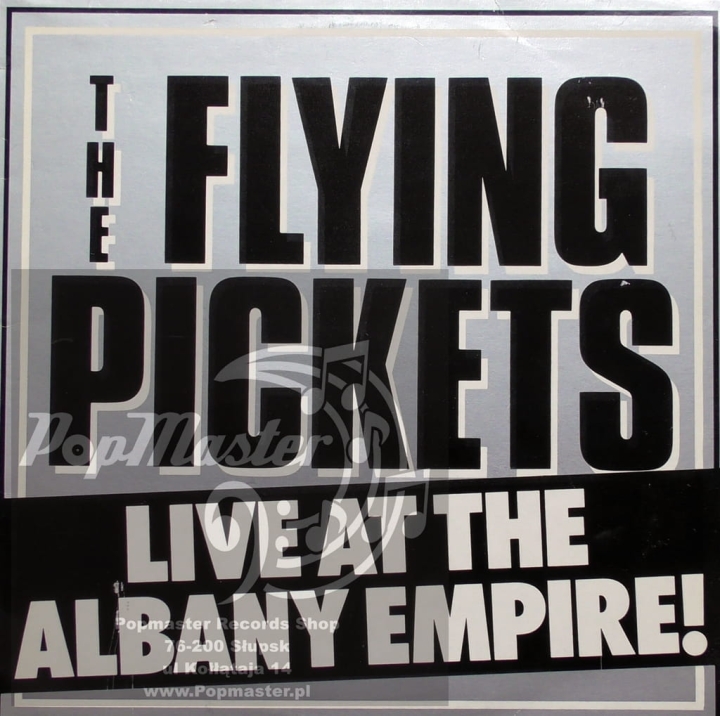 The Flying Pickets Live At The Albany Empire! AVM Records ‎– AVM LP 0001