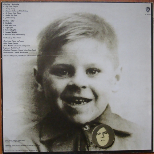 Alan Price ‎– Between Today And Yesterday 