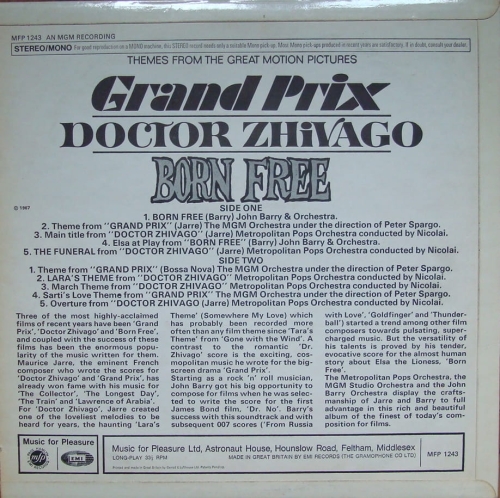plyty,gramofonowe,Themes,From,The,Great,Motion,Pictures,Grand,Prix,Doctor,Zhivago,MFP,1243,Stereo