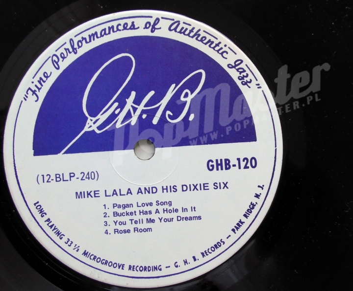 Mike Lala And His Dixie Six GHB-220 Dixieland Jazz Schallplatten