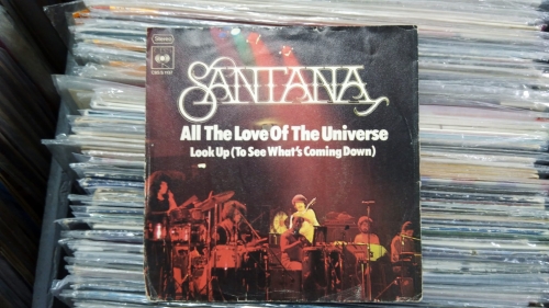 Santana ‎– All The Love Of The Universe / Look Up (To See What's Coming Down) CBS ‎– CBS S 1137