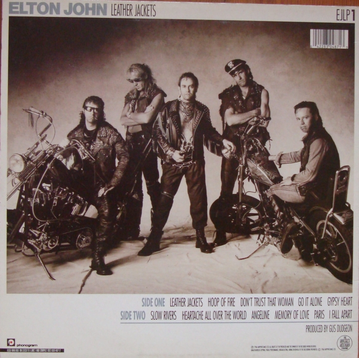 Elton John ‎– Leather Jackets EJLP1 Rock Sklep z Płytami Winylowymi 