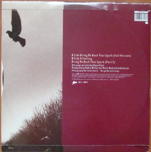 Owen Paul ‎– Bring Me Back That Spark (Full Version) OWEN T6 ,12" Pop Sklep z Winylami 