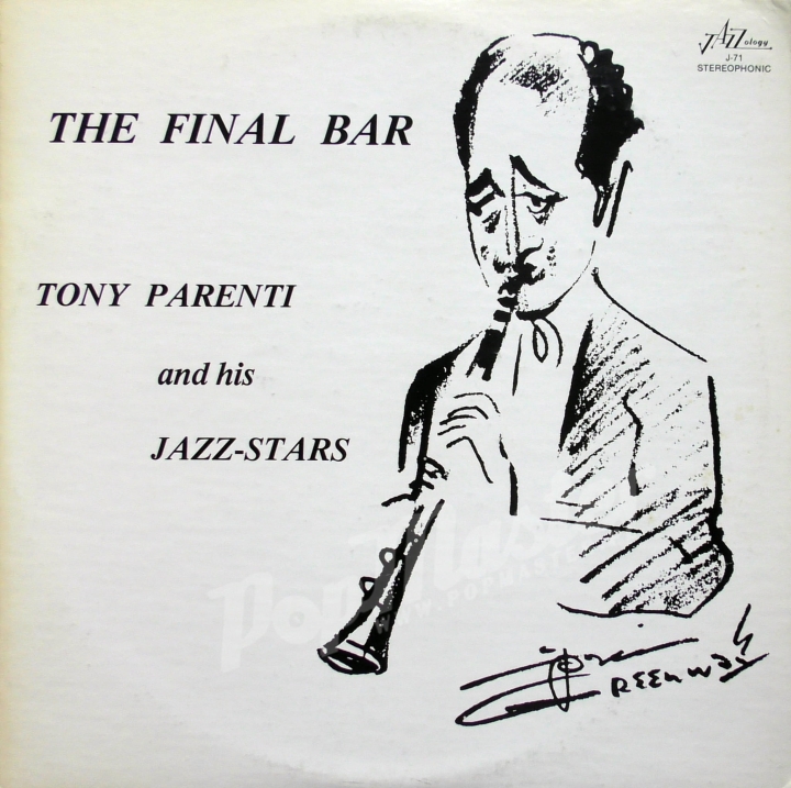 Tony Parenti And His Jazz-Stars The Final Bar J-71 Jazz Dixieland Winyle