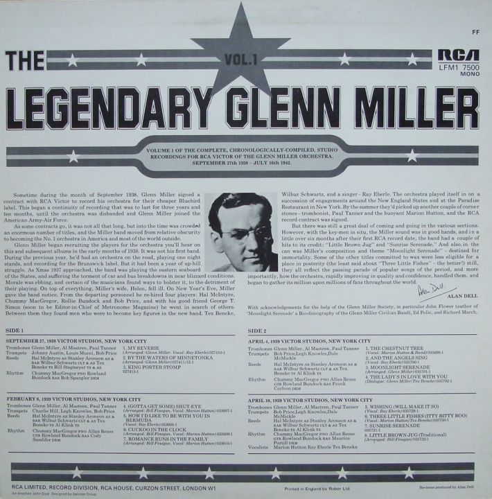 plyta,winylowa,Glenn,Miller,And,His,Orchestra,The,Legendary,Glenn,Miller,Vol.1,LFM1 ,7500,Mono