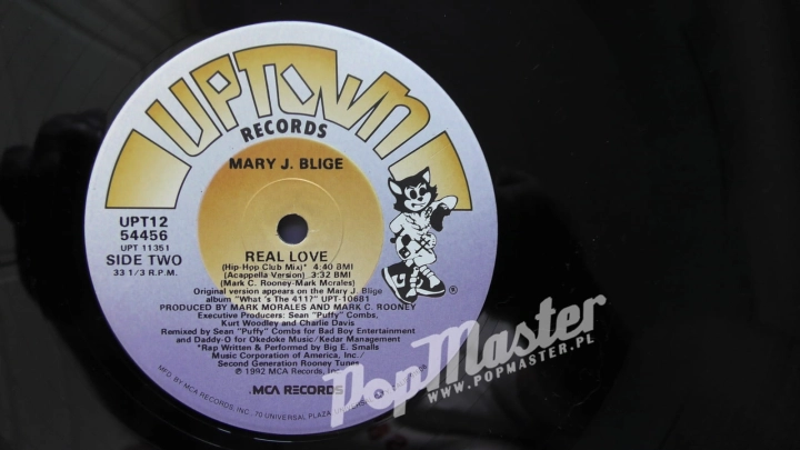 Mary J Blige Real Love 12" Single UPT12 54456  www.popmaster.pl