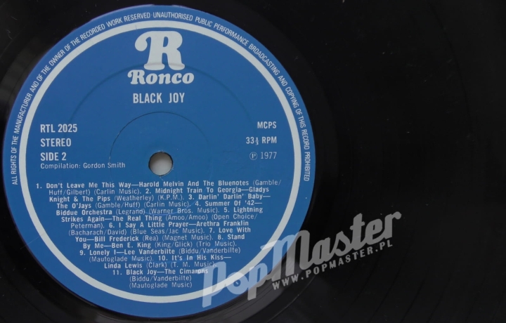 Black Joy 22 Hits From Original Soundtrack Of The Film RTL 2015 Vinyl Funk Soul