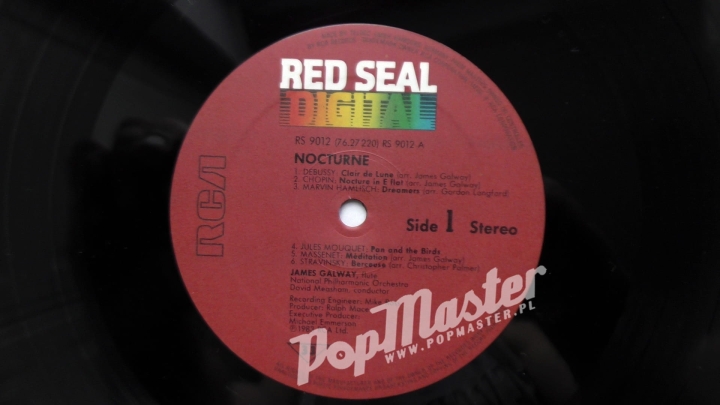 James Galway Nocturne RCA RL 25463 / RS 90 12 Vinyl Classical Music