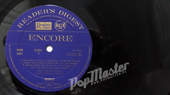 Robert Bentley And His Orchestra / Vienna State Opera Orchestra ‎– Interlude For Strings RDM 2032