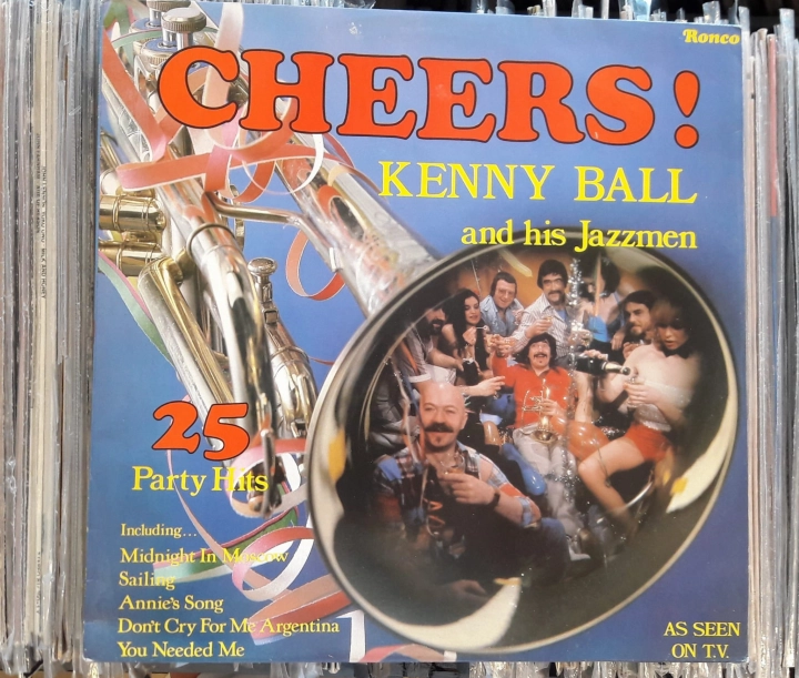 Kenny Ball & His Jazz Men ‎– Cheers!   Ronco ‎– RTL 2039 Vinyl, LP