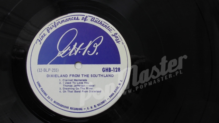 Dixieland From Southland GHB 128 Vinyl records, vinyl, record store Jazz