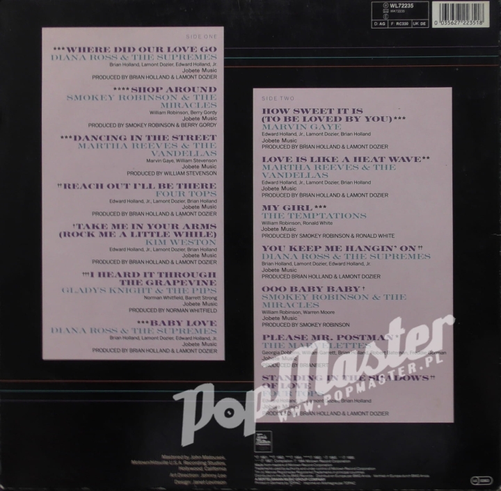 Every Great Motown Songs The First 25 Years Volume I: The 1960' WL 72235 Vinyl Soul płyta www.popmaster.pl